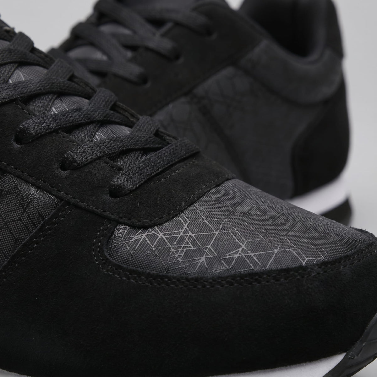 Herren Kunstledersneaker mit grafischem Muster | Frowin_4