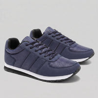 Herren Kunstledersneaker mit grafischem Muster | Frowin