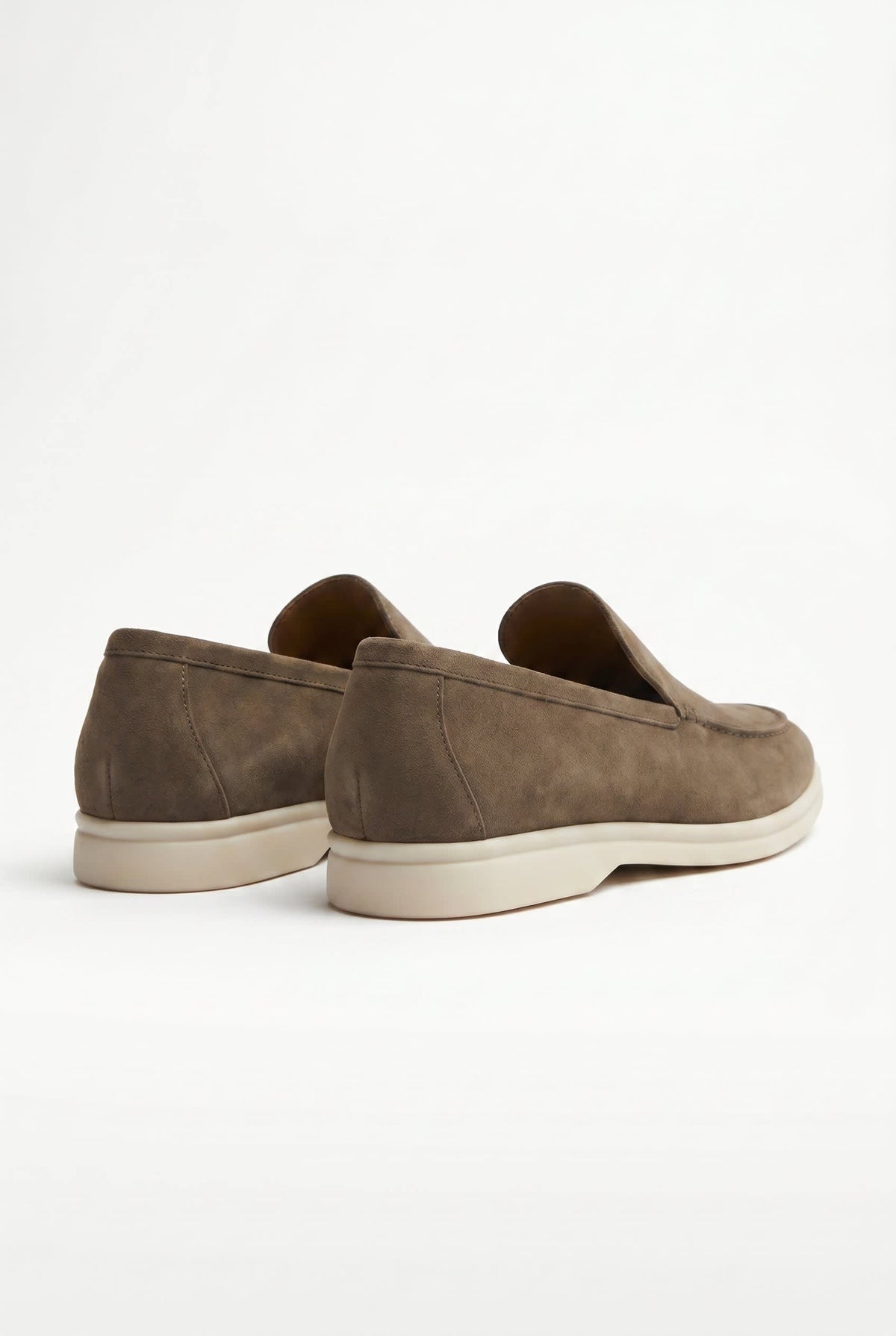 Herren Wildleder-Loafer mit Kontrastsohle | Ingo