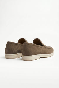 Herren Wildleder-Loafer mit Kontrastsohle | Ingo