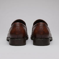 Herren Kunstleder-Loafer mit Lochmuster | Ingolf