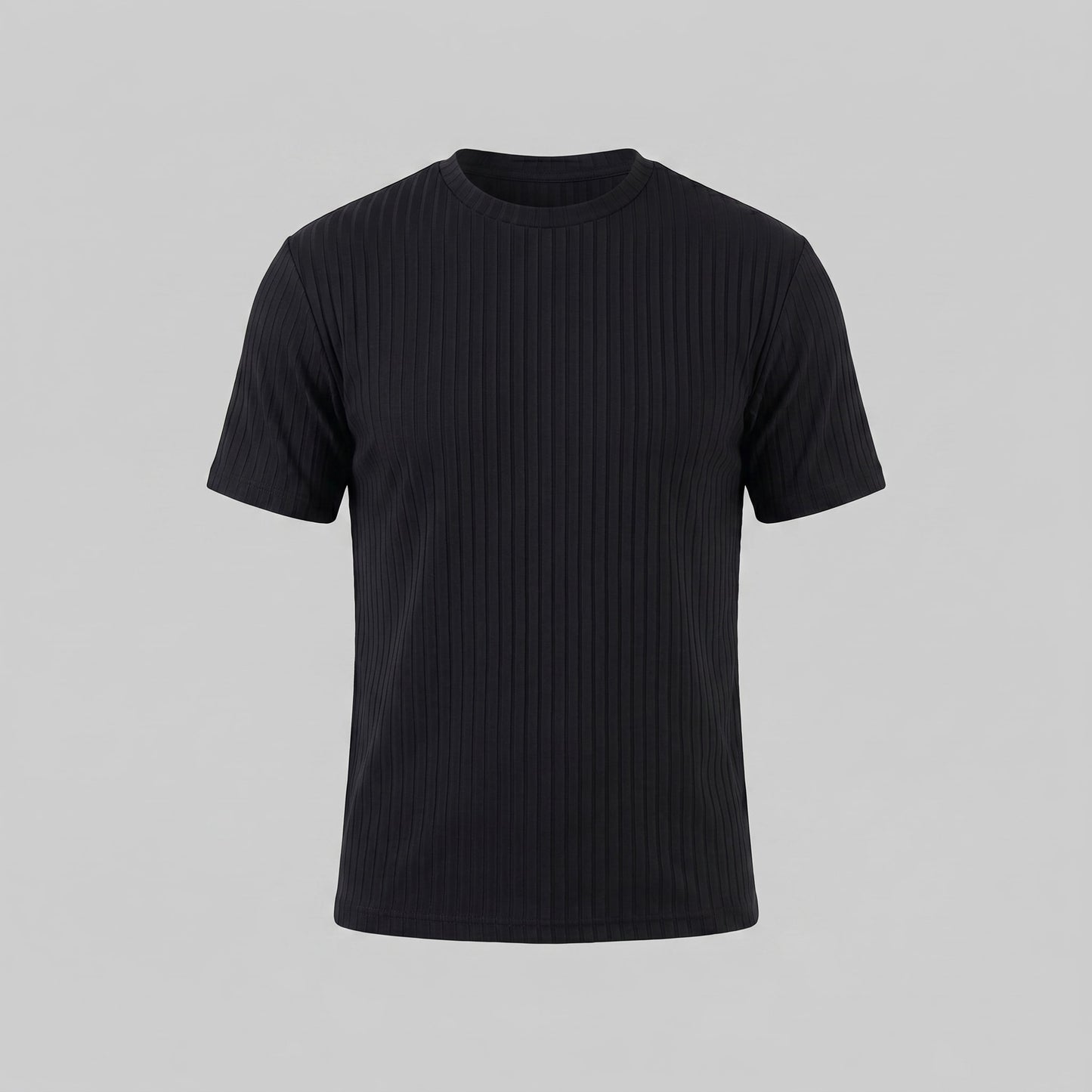 Herren Rippshirt Slim Fit mit Rundhalsausschnitt | Hellmut_10