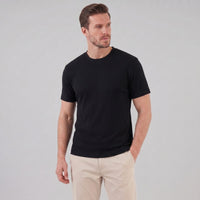Herren Rippshirt Slim Fit mit Rundhalsausschnitt | Hellmut