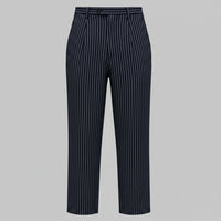 Herren Nadelstreifenhose mit Kordelzug | Karsten