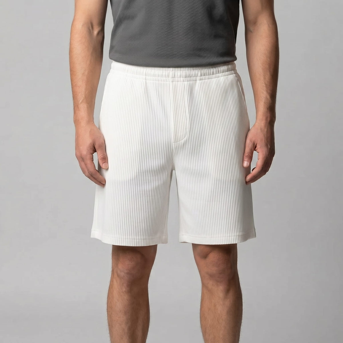 Herren Plisseeshorts mit Elastikbund | Roderich