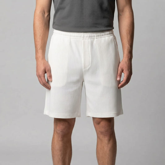 Herren Plisseeshorts mit Elastikbund | Roderich_1