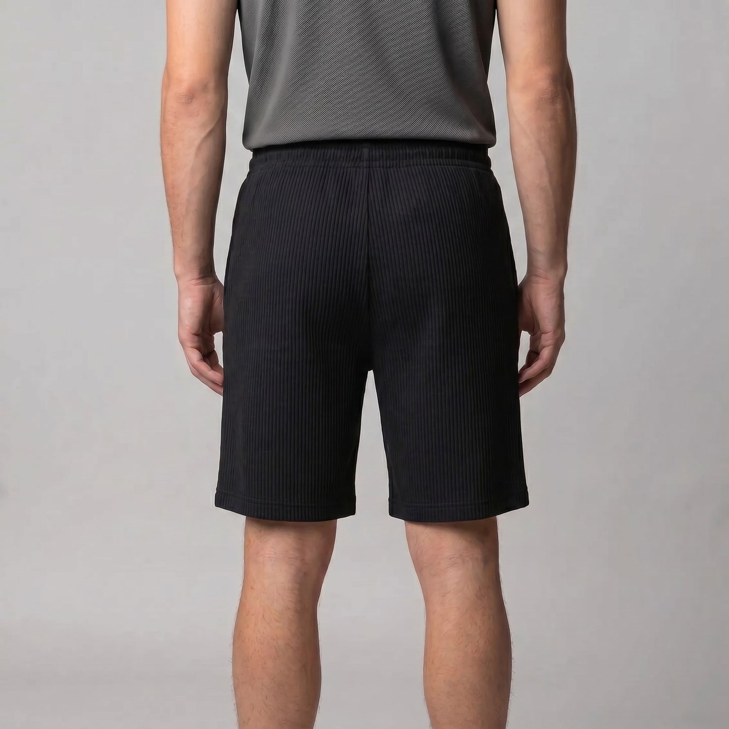 Herren Plisseeshorts mit Elastikbund | Roderich_8