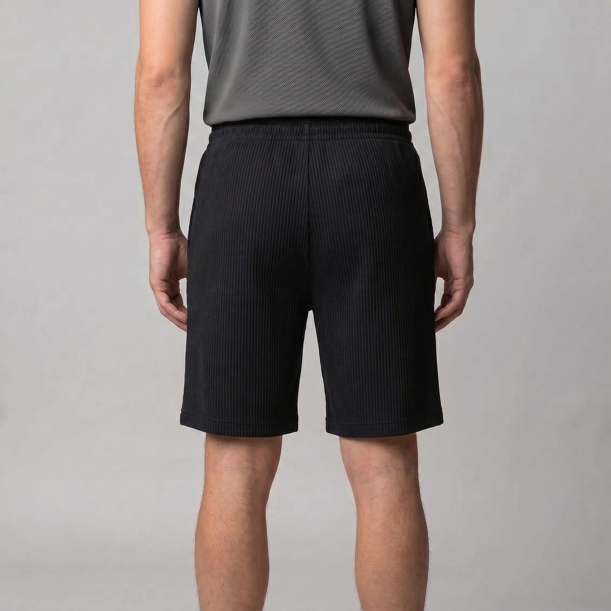 Herren Plisseeshorts mit Elastikbund | Roderich