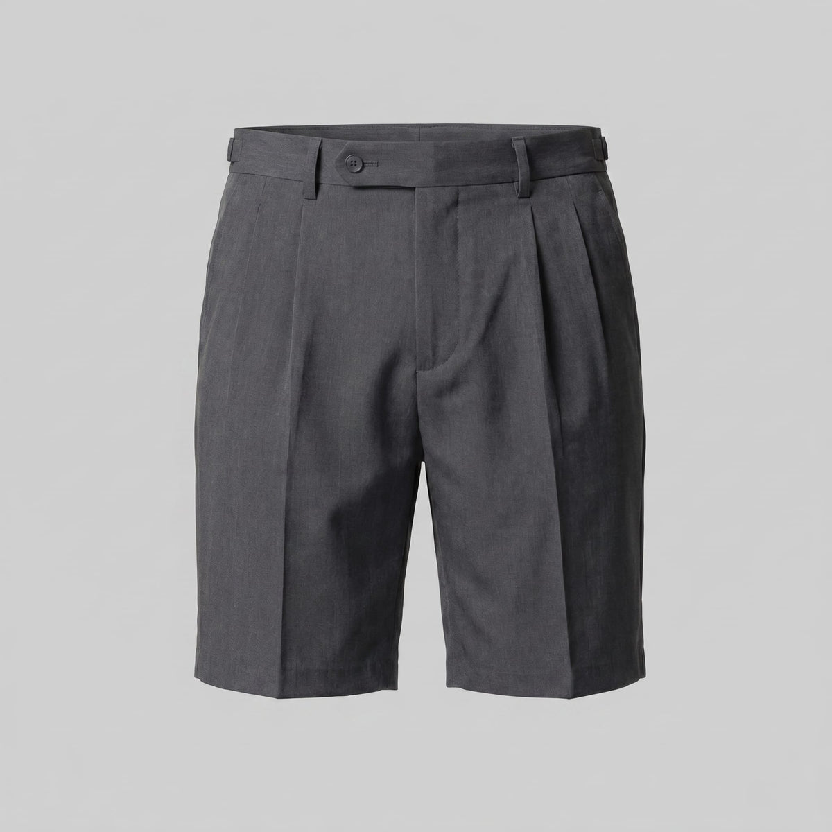 Herren Bundfaltenshorts mit Seitenschnalle | Roman