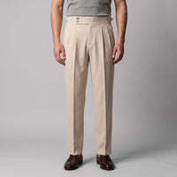 Herren Bundfaltenhose mit Aufschlag | Konrad
