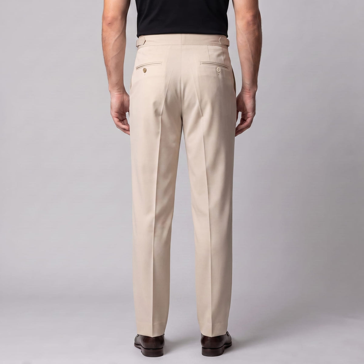 Herren Bundfaltenhose mit Aufschlag | Konrad