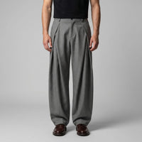 Herren Bundfaltenhose mit weitem Bein | Adam