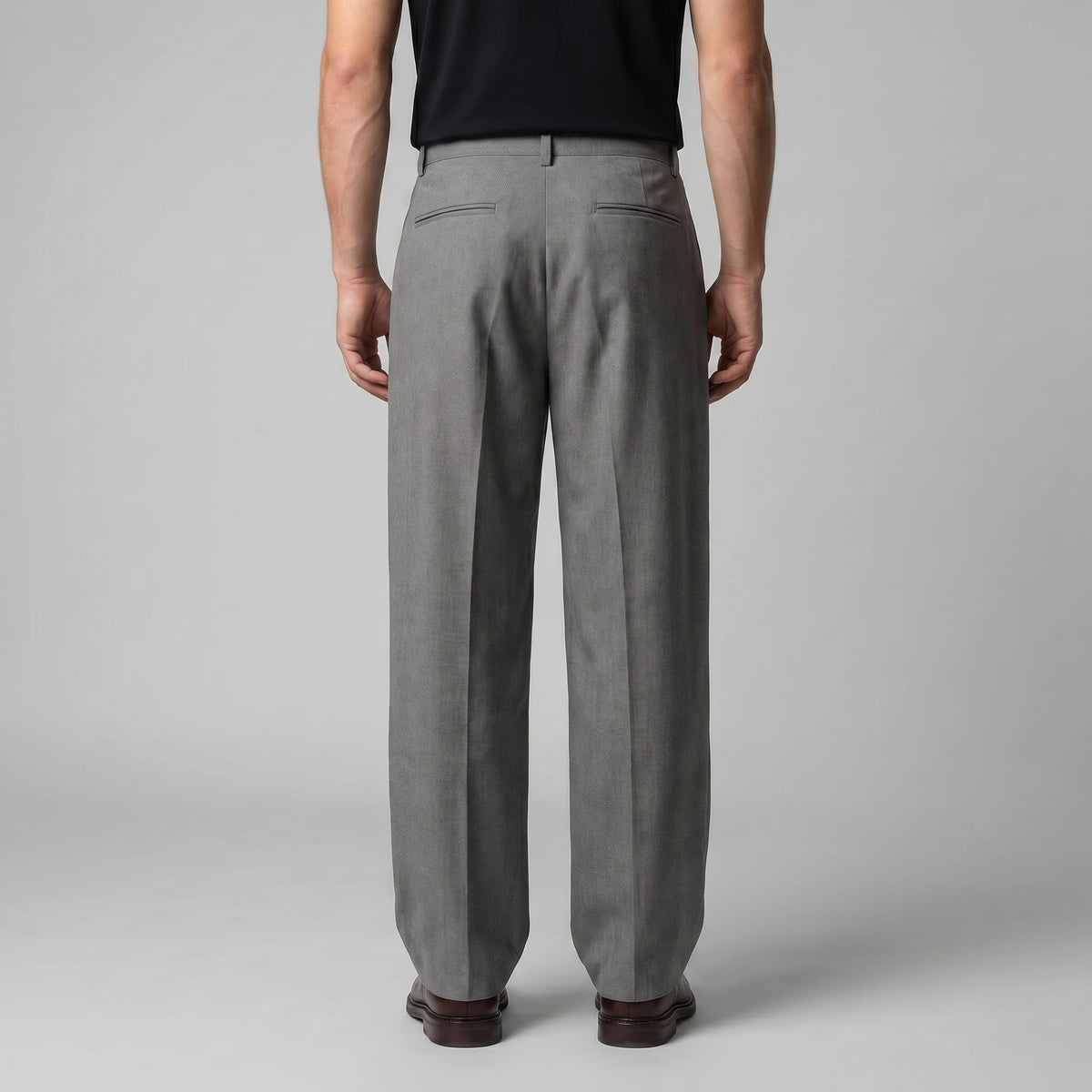 Herren Bundfaltenhose mit weitem Bein | Adam