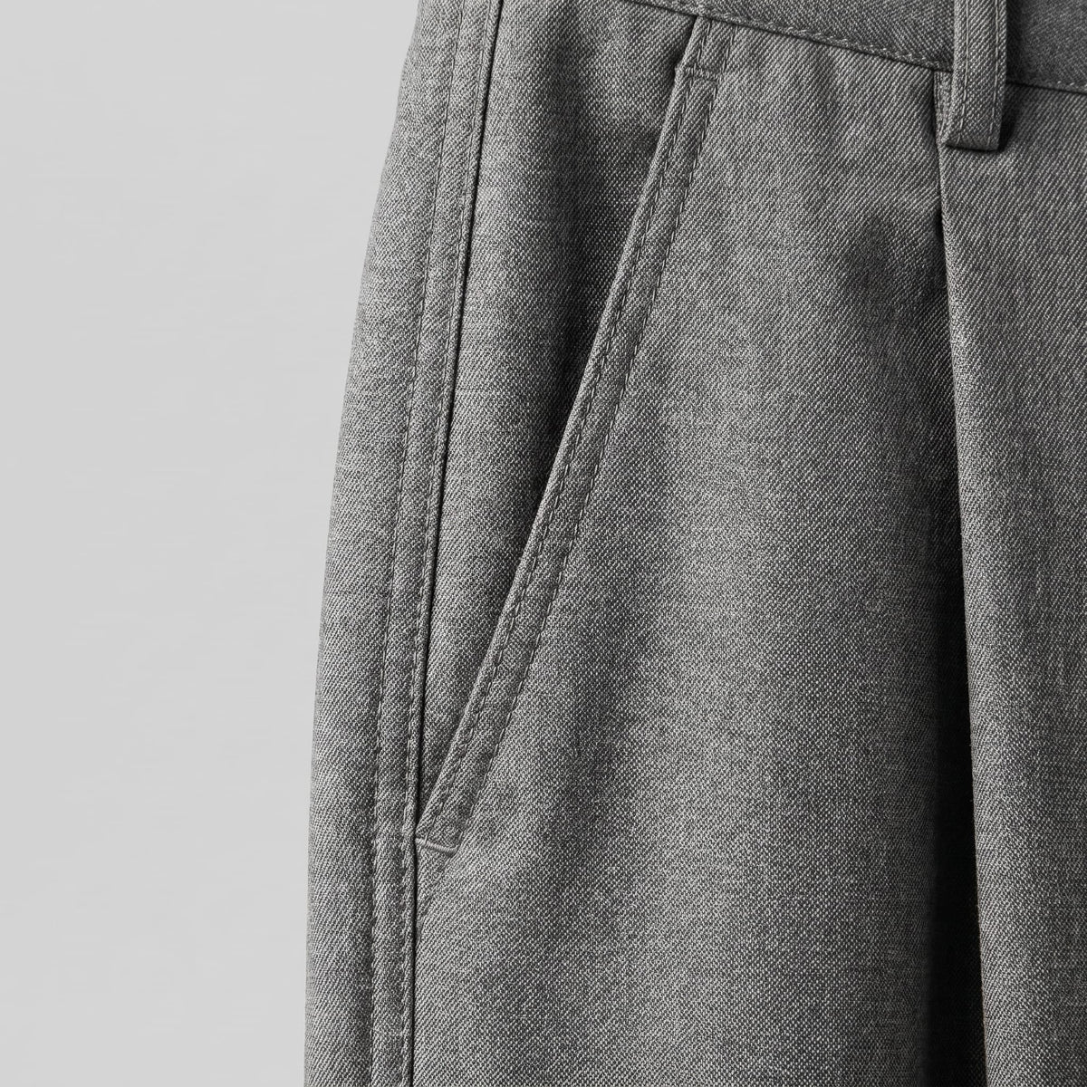 Herren Bundfaltenhose mit weitem Bein | Adam