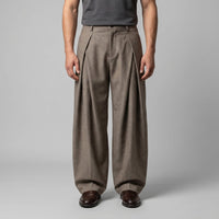 Herren Bundfaltenhose mit weitem Bein | Adam