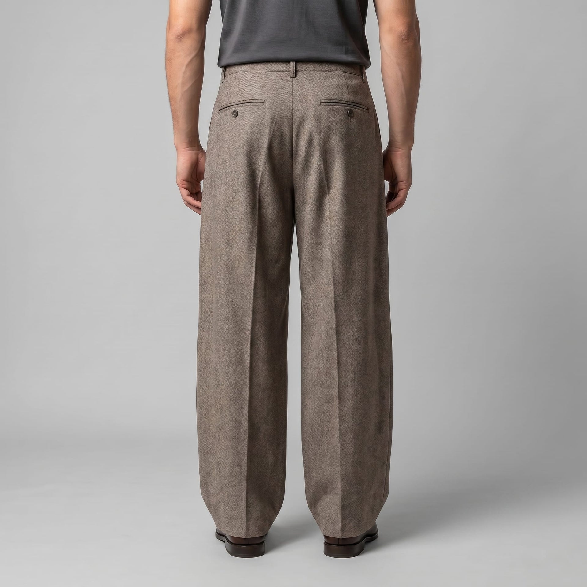 Herren Bundfaltenhose mit weitem Bein | Adam