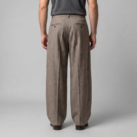 Herren Bundfaltenhose mit weitem Bein | Adam