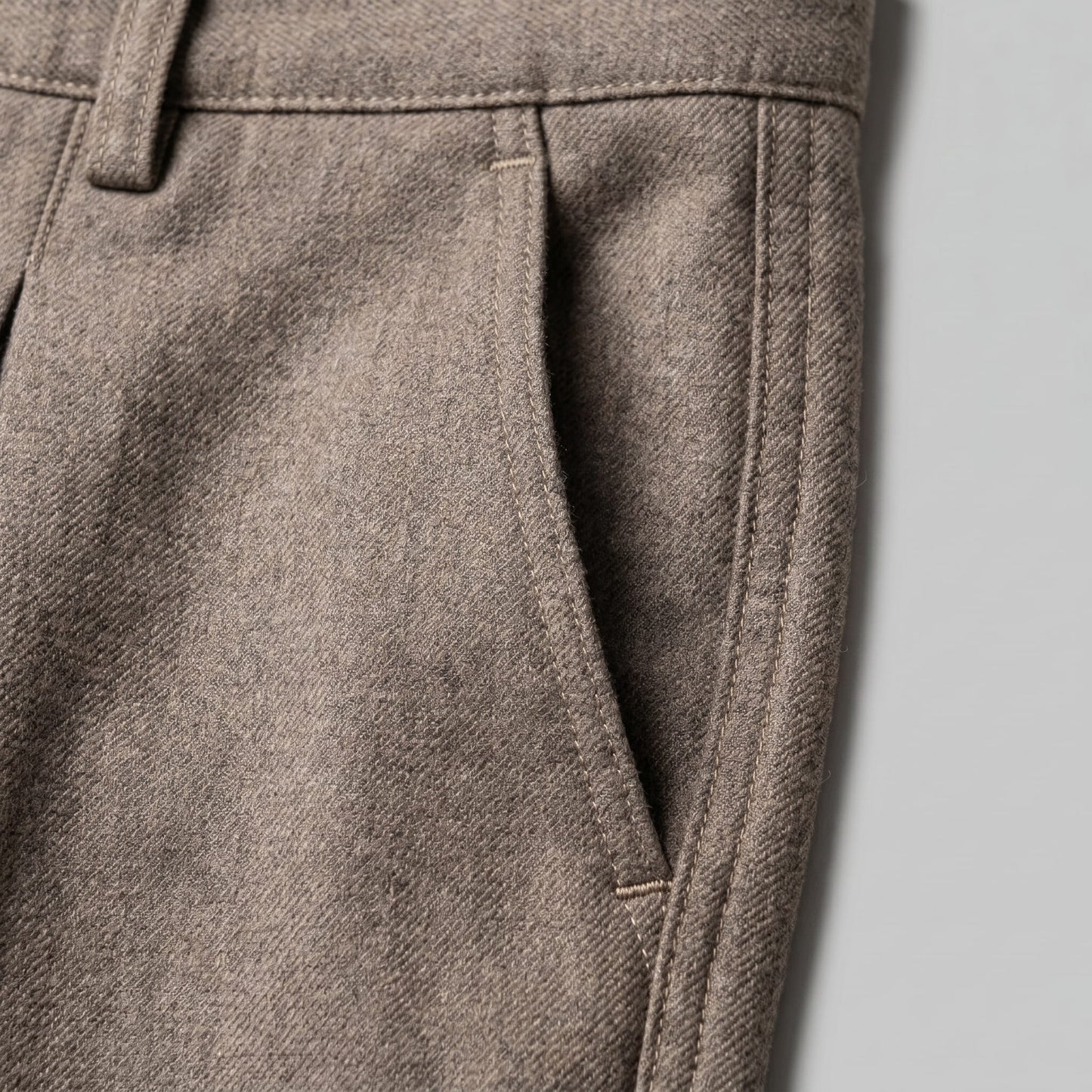 Herren Bundfaltenhose mit weitem Bein | Adam_8