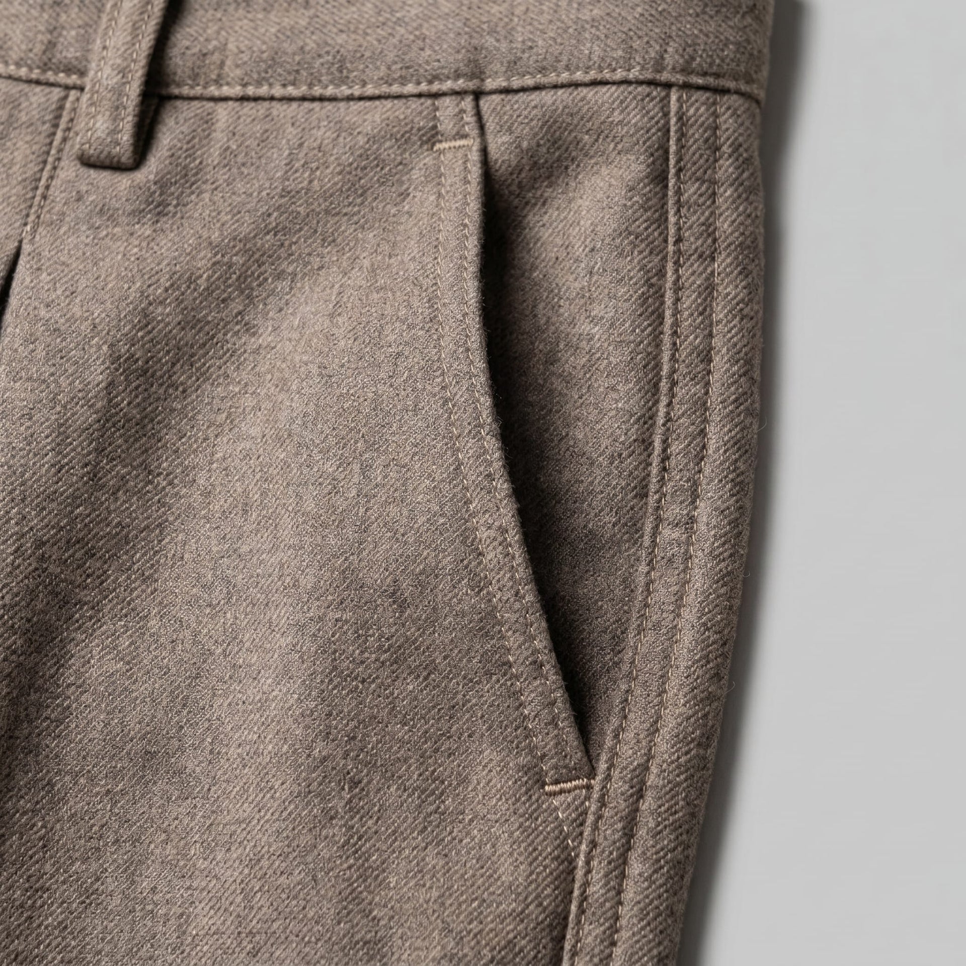 Herren Bundfaltenhose mit weitem Bein | Adam
