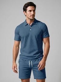 Herren Polo-Set mit Shorts und Kordelzug | Manfred