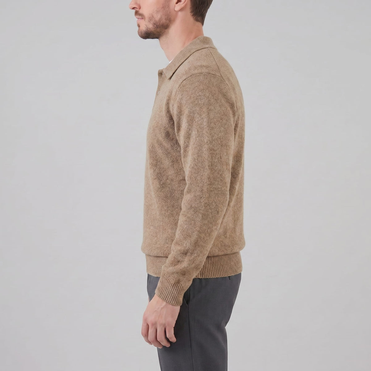 Herren Strickpullover mit Polokragen | Simon_17