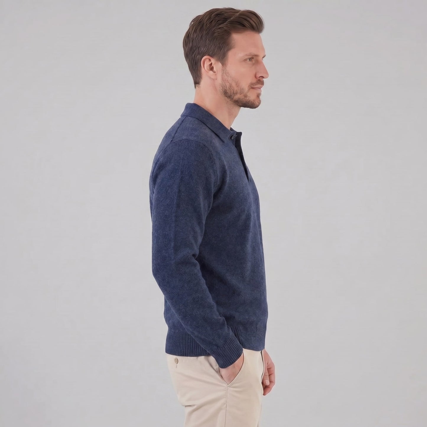 Herren Strickpullover mit Polokragen | Simon_22