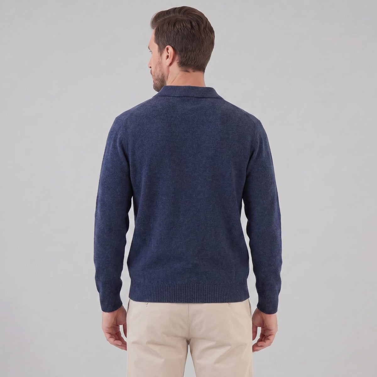 Herren Strickpullover mit Polokragen | Simon_23