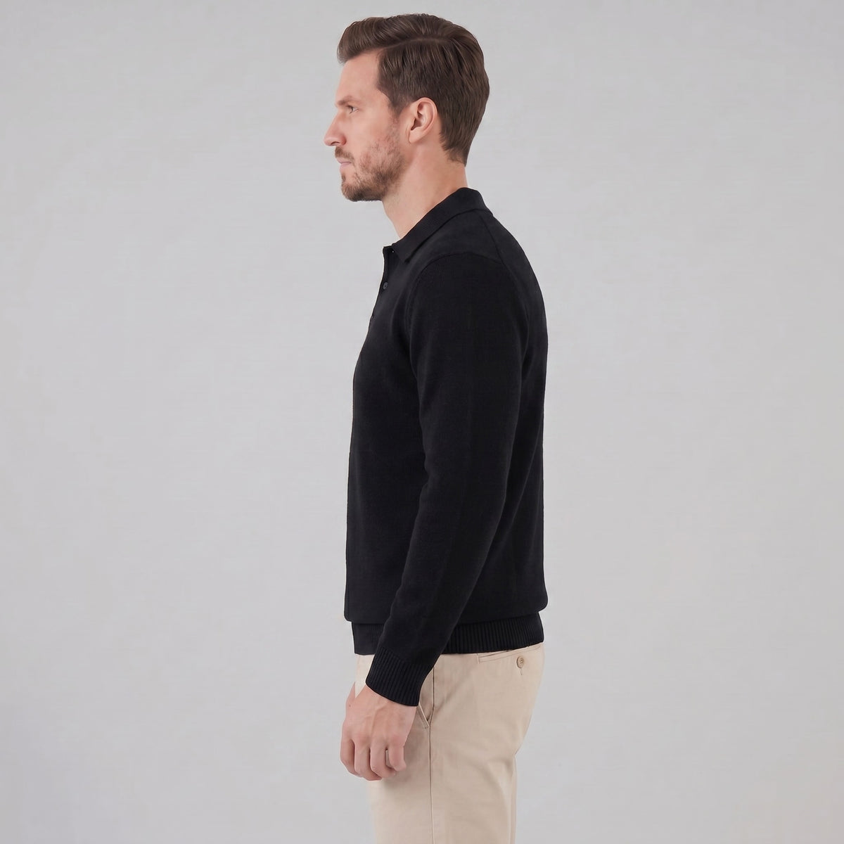 Herren Strickpullover mit Polokragen | Simon