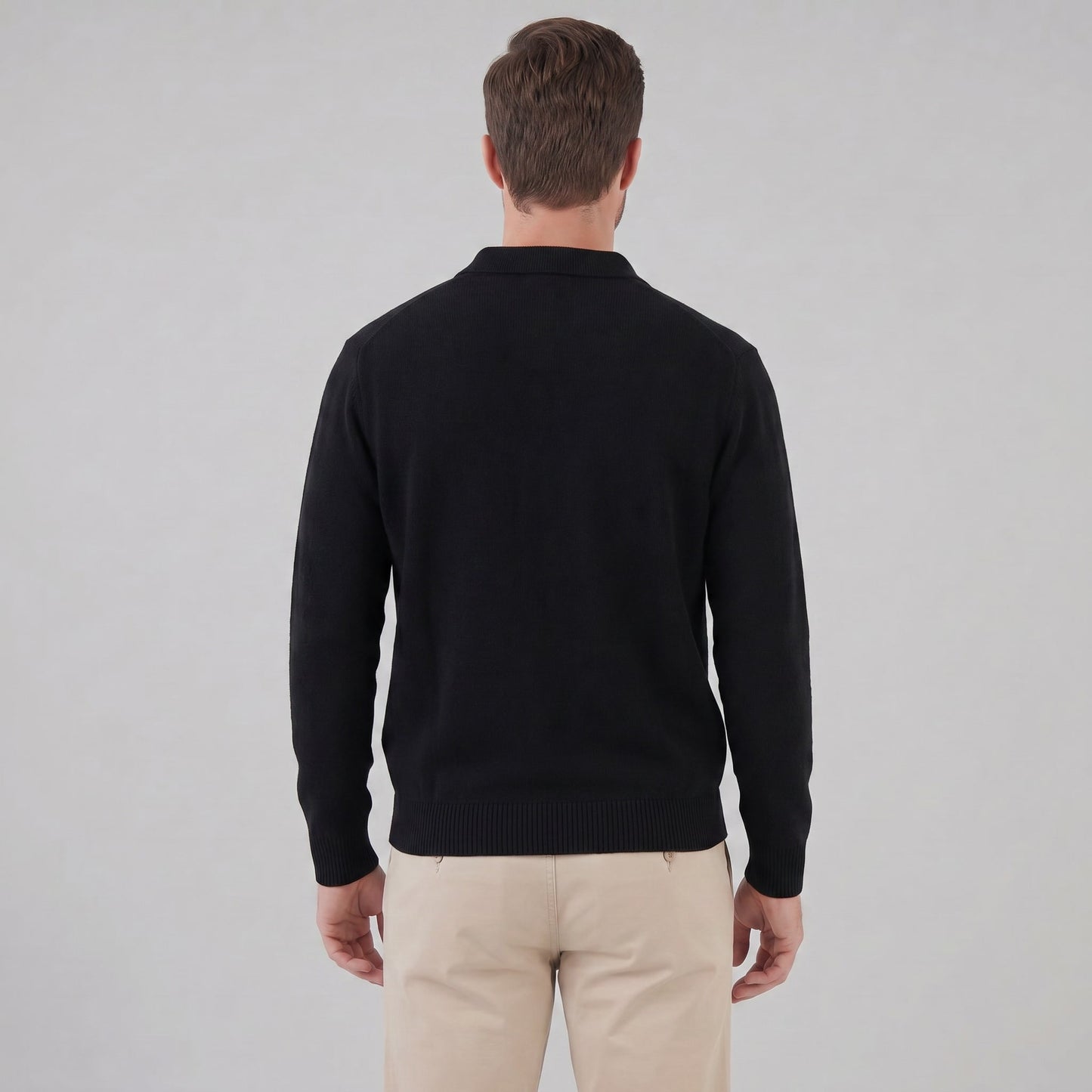 Herren Strickpullover mit Polokragen | Simon_8