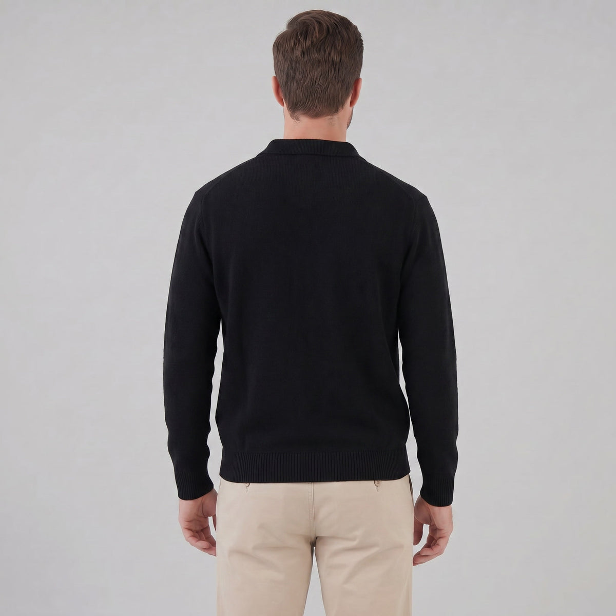 Herren Strickpullover mit Polokragen | Simon