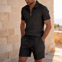 Herren Polo-Set mit Shorts und Reißverschluss | Marcel