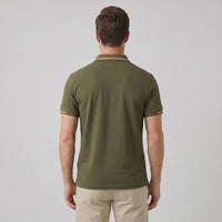 Herren Piqué-Poloshirt mit Kontrastkanten | Friedbert