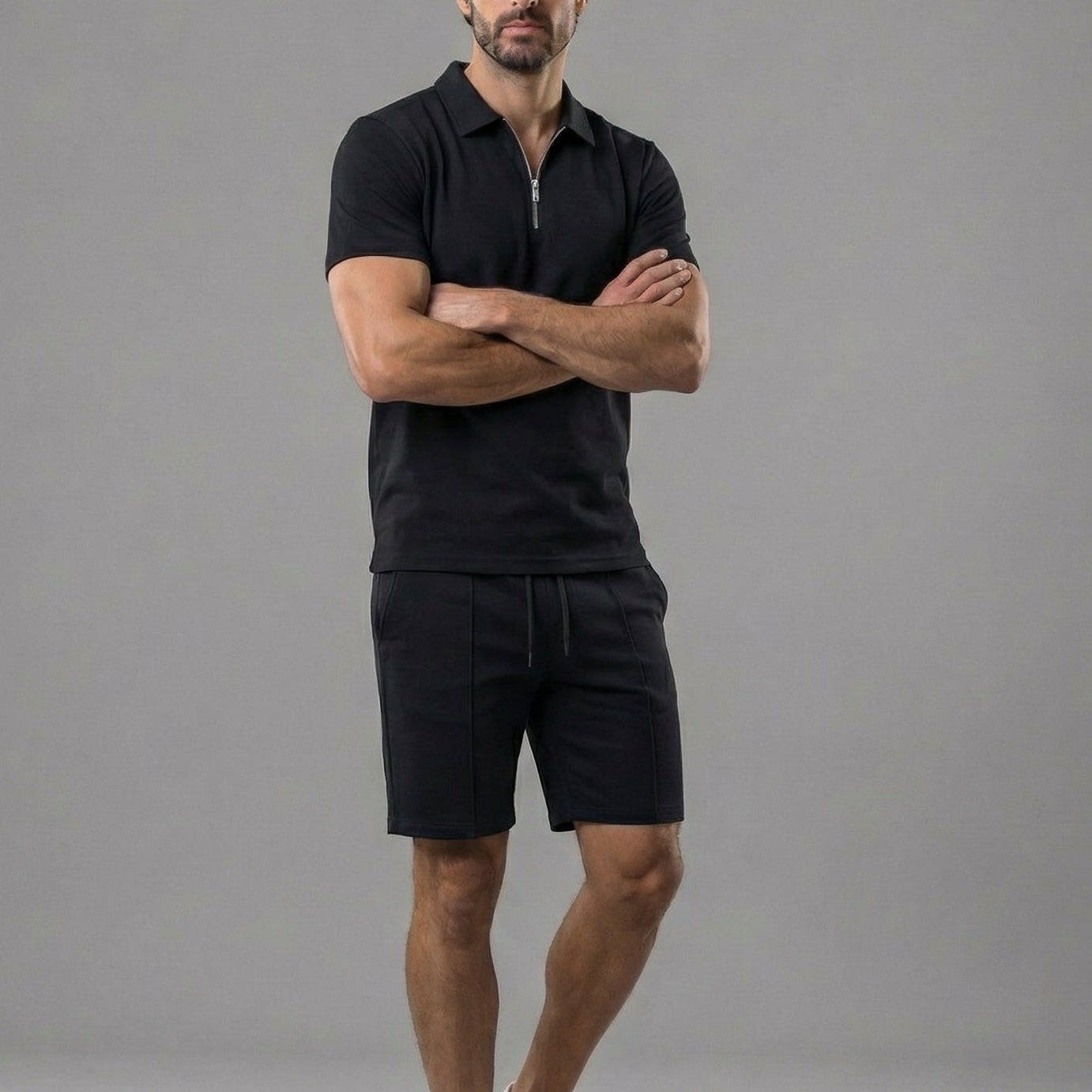 Herren Poloset mit Reißverschluss | Christoph_6