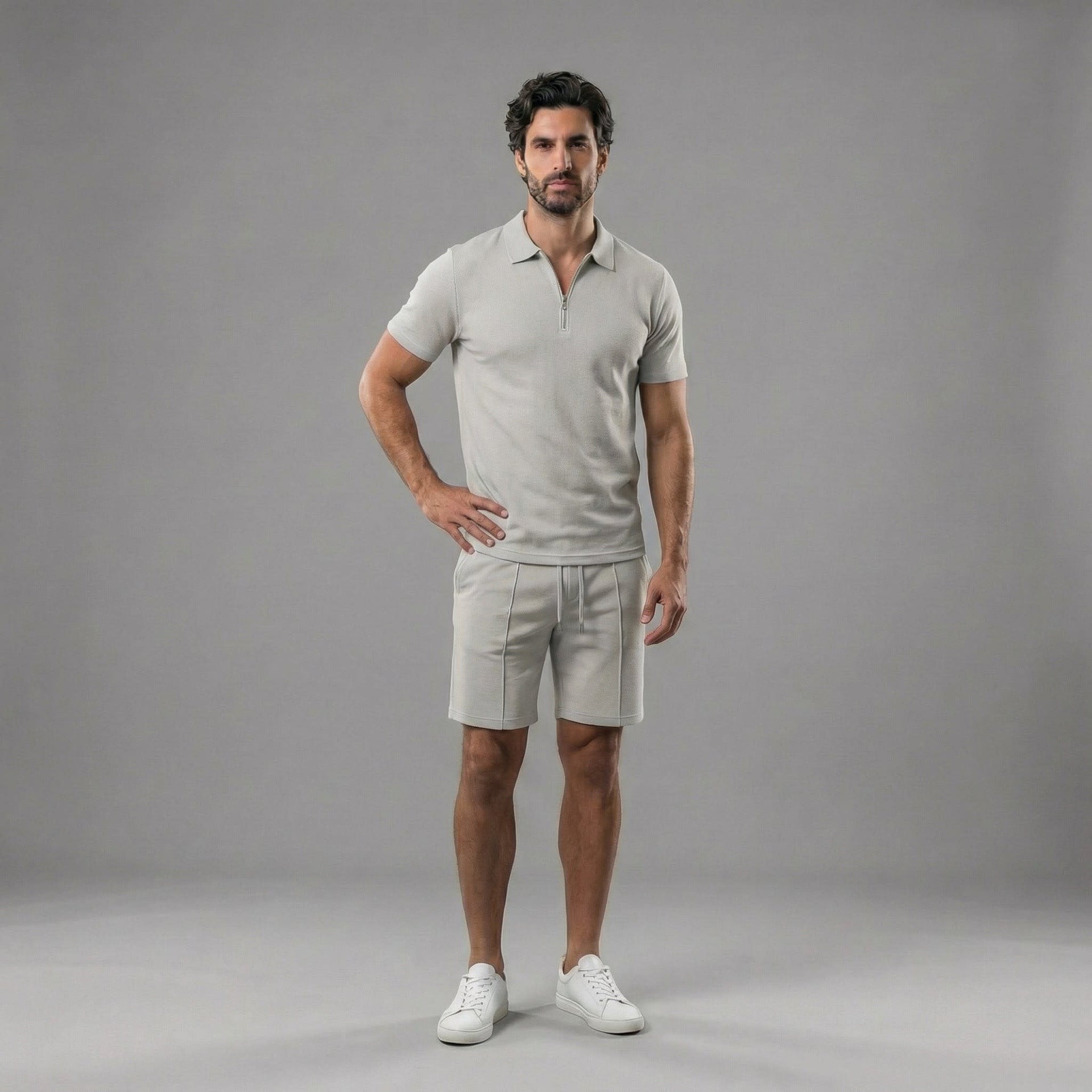 Herren Poloset mit Reißverschluss | Christoph