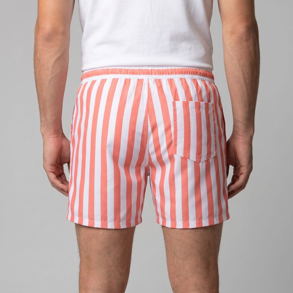 Herren Badeshorts gestreift und schnelltrocknend | Ronald_14