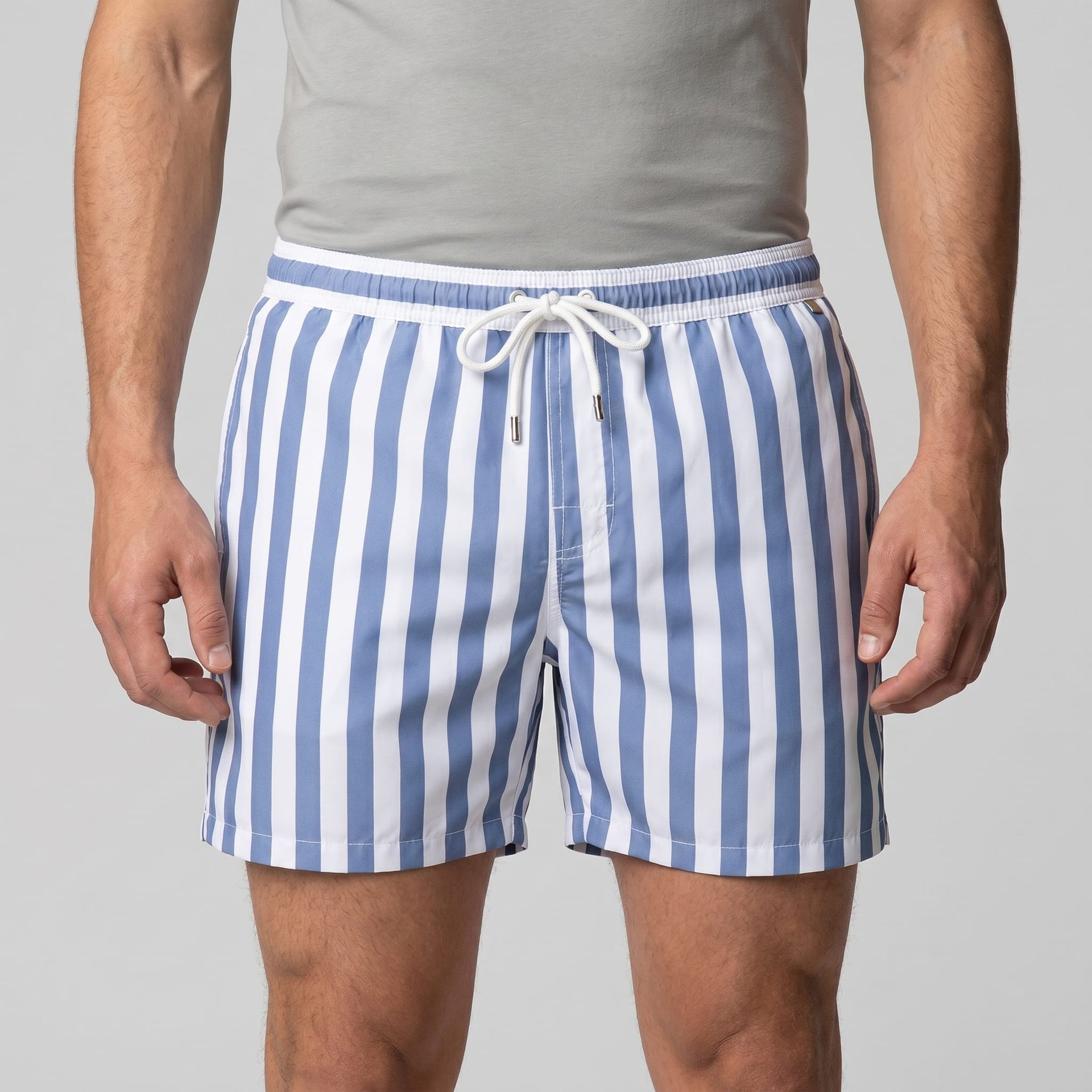 Herren Badeshorts gestreift und schnelltrocknend | Ronald