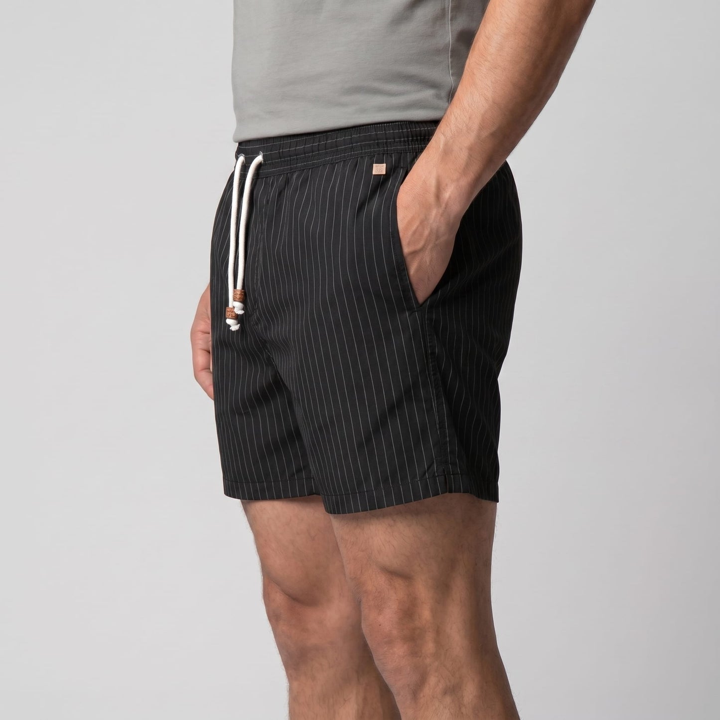 Herren Badeshorts gestreift und schnelltrocknend | Ronald_23