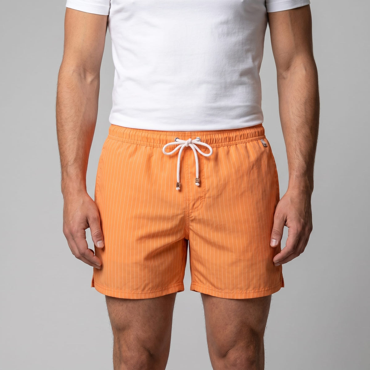 Herren Badeshorts gestreift und schnelltrocknend | Ronald_27