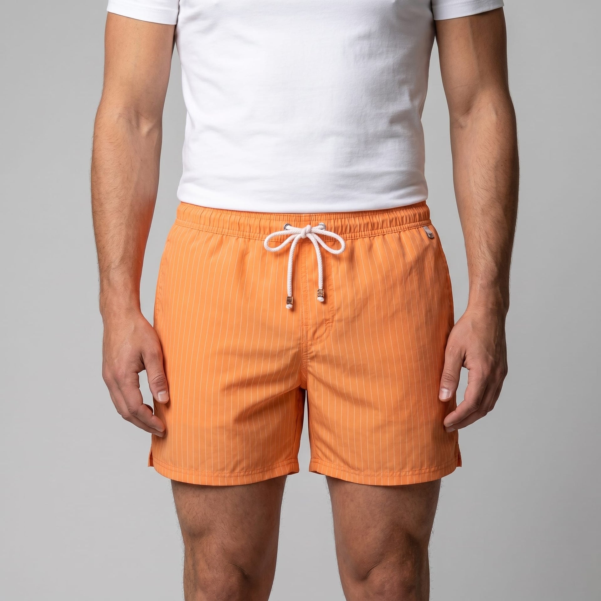 Herren Badeshorts gestreift und schnelltrocknend | Ronald