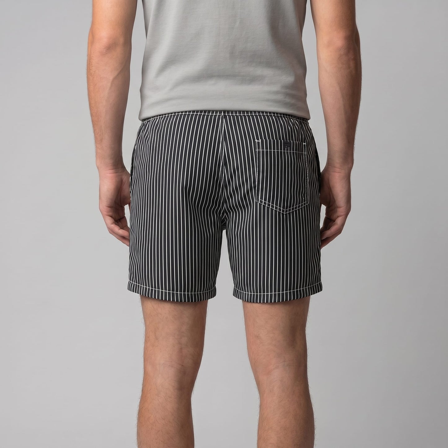 Herren Badeshorts gestreift und schnelltrocknend | Ronald_34