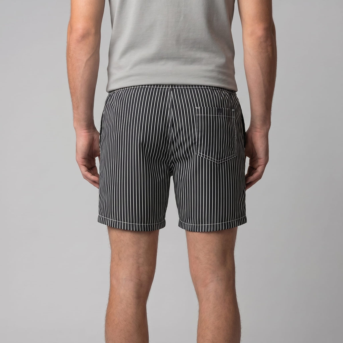 Herren Badeshorts gestreift und schnelltrocknend | Ronald