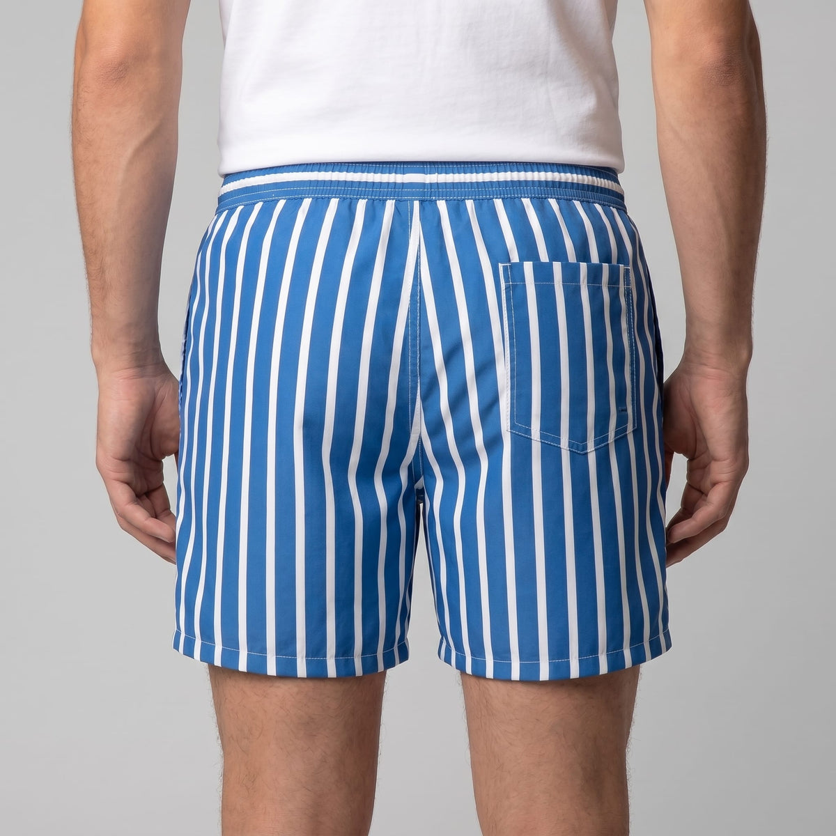 Herren Badeshorts gestreift und schnelltrocknend | Ronald