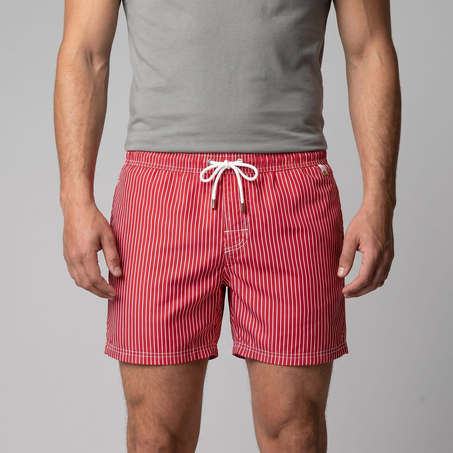 Herren Badeshorts gestreift und schnelltrocknend | Ronald_7
