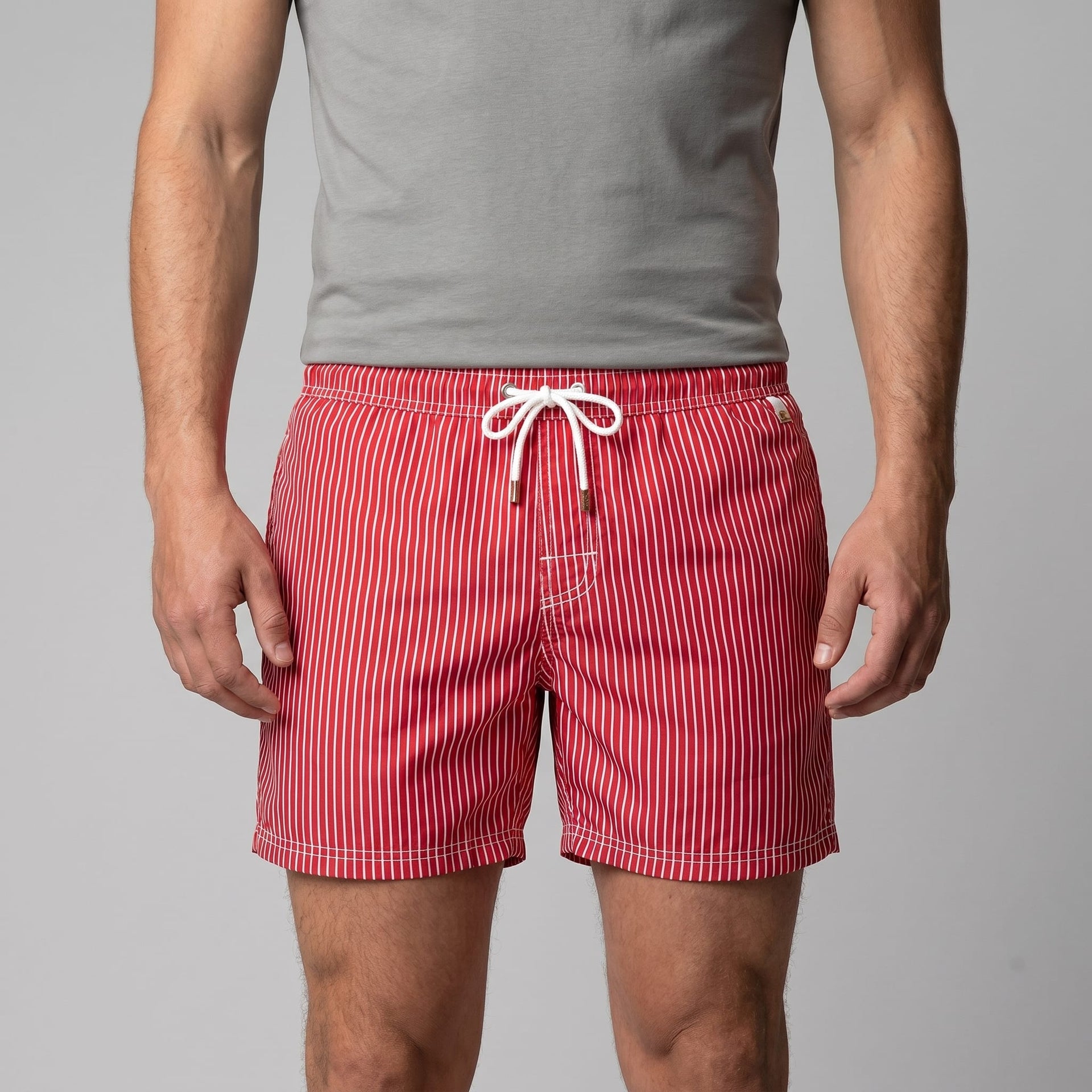 Herren Badeshorts gestreift und schnelltrocknend | Ronald