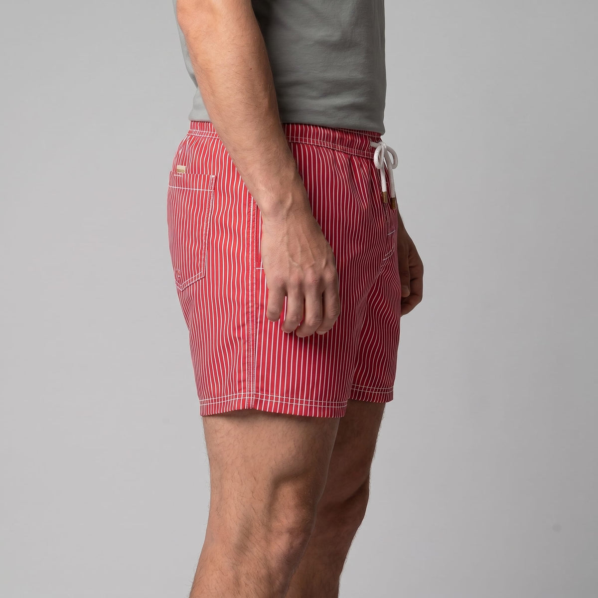 Herren Badeshorts gestreift und schnelltrocknend | Ronald_8