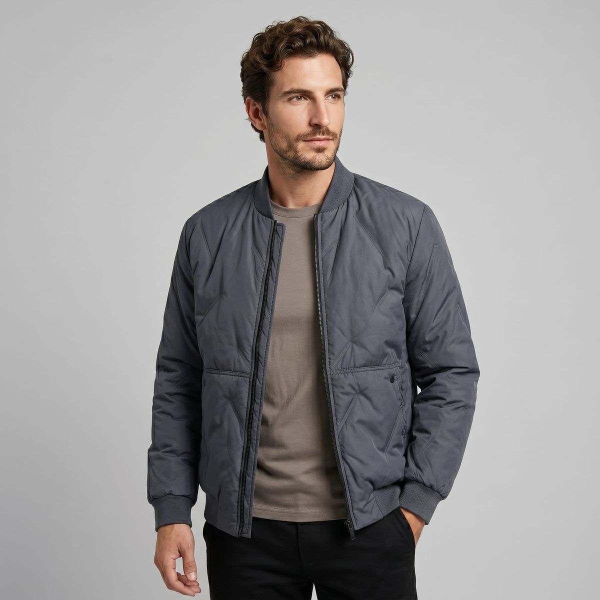 Herren Steppjacke im Bomberschnitt | Gotthold