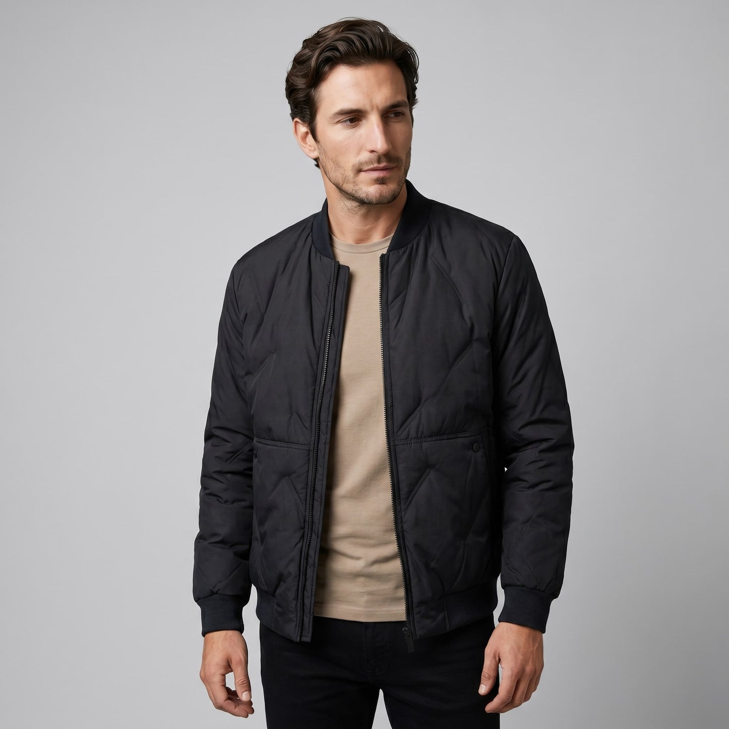 Herren Steppjacke im Bomberschnitt | Gotthold_7