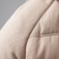 Herren Steppjacke mit Strickärmeln und Kapuze | Wieland