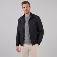 Herren Steppjacke mit Reißverschluss | Wolf
