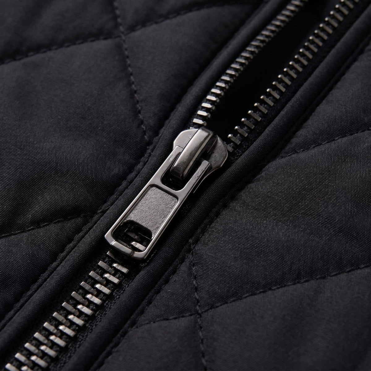 Herren Steppjacke mit Reißverschluss | Wolf